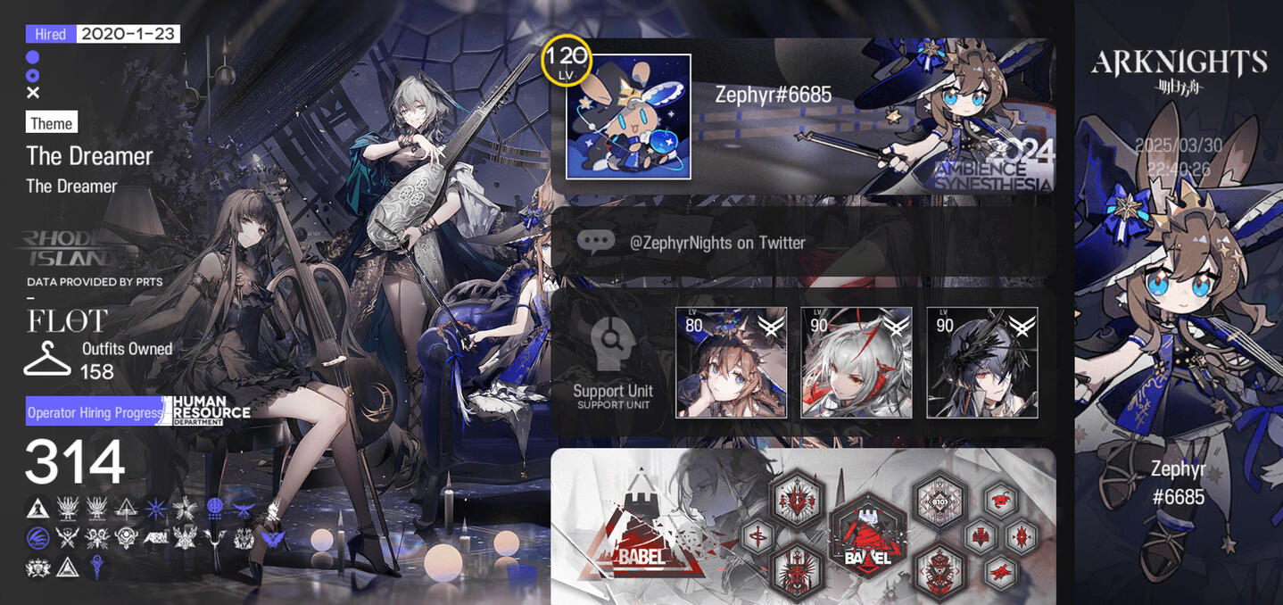 Arknights Friend Card